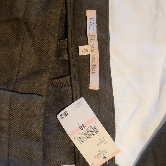 RACHEL Rachel Roy Dark Green Pants - Picture 3 of 3